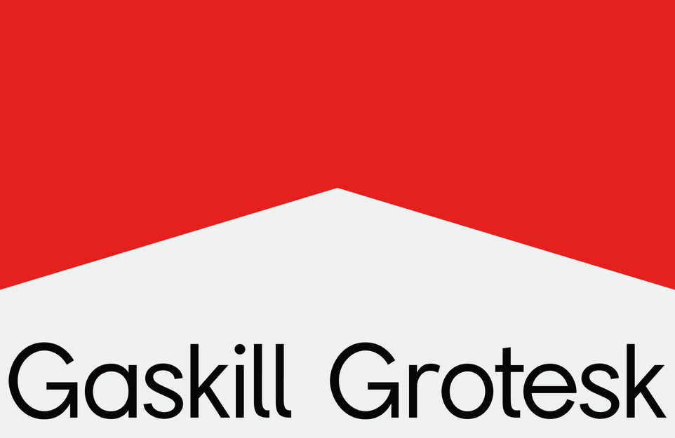 Gaskill Grotesk specimen artwork