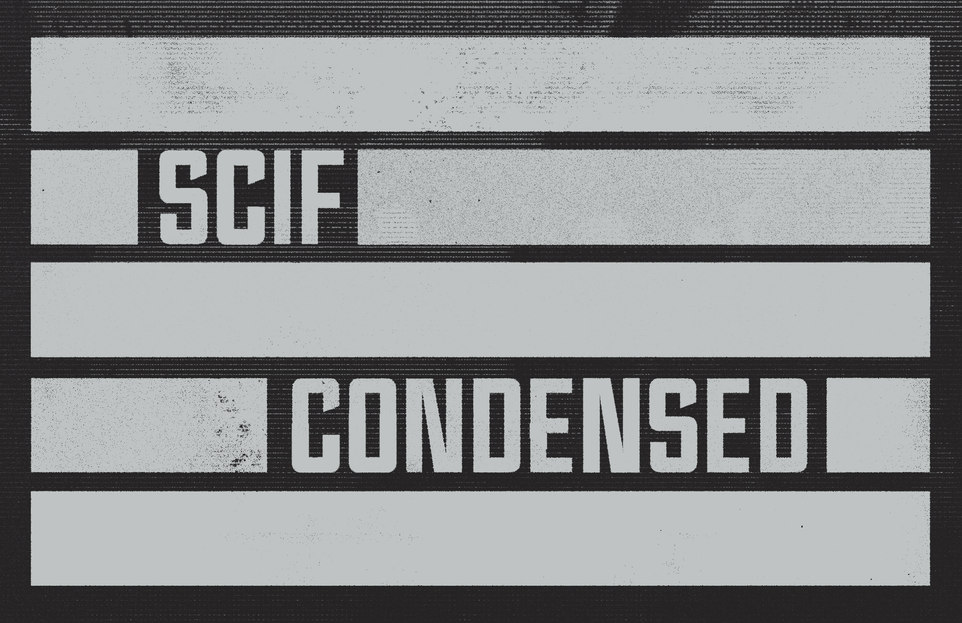 SCIF Condensed specimen artwork