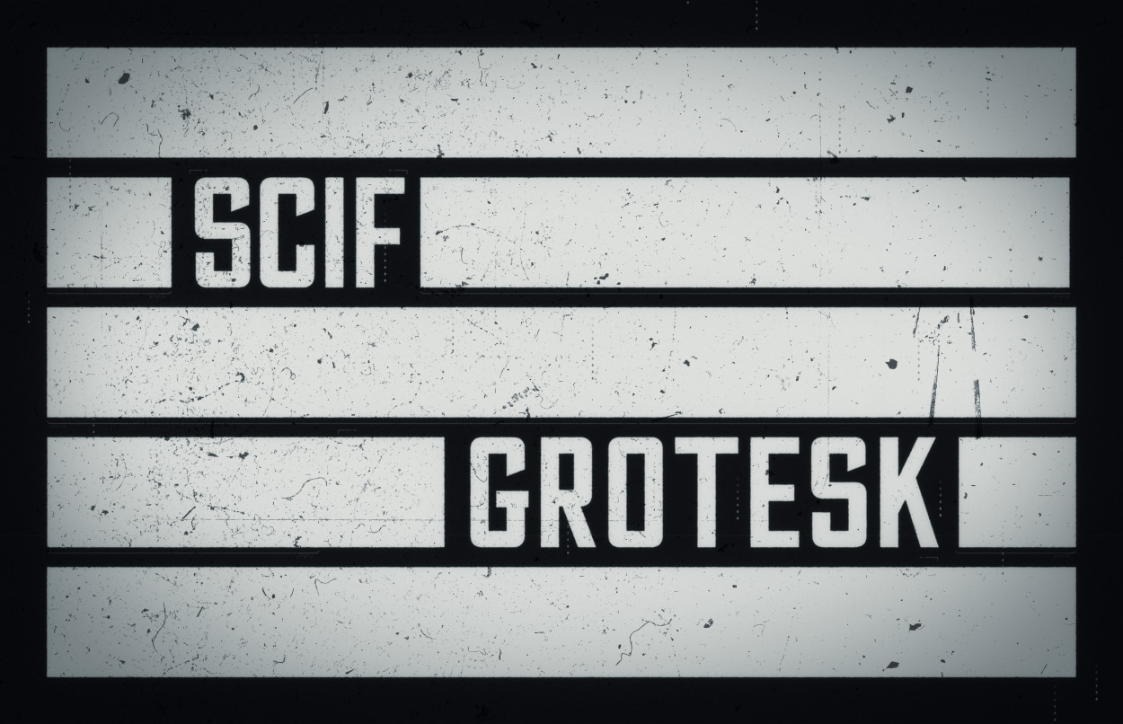 SCIF Grotesk specimen artwork
